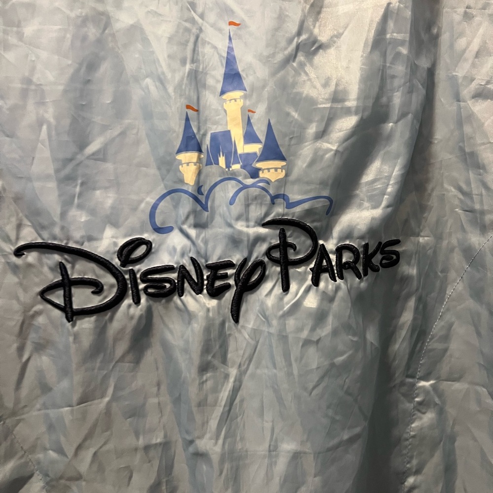 Disney rain Jacket unisex L/XL Embroidered falls into its own bag - Picture 3 of 4